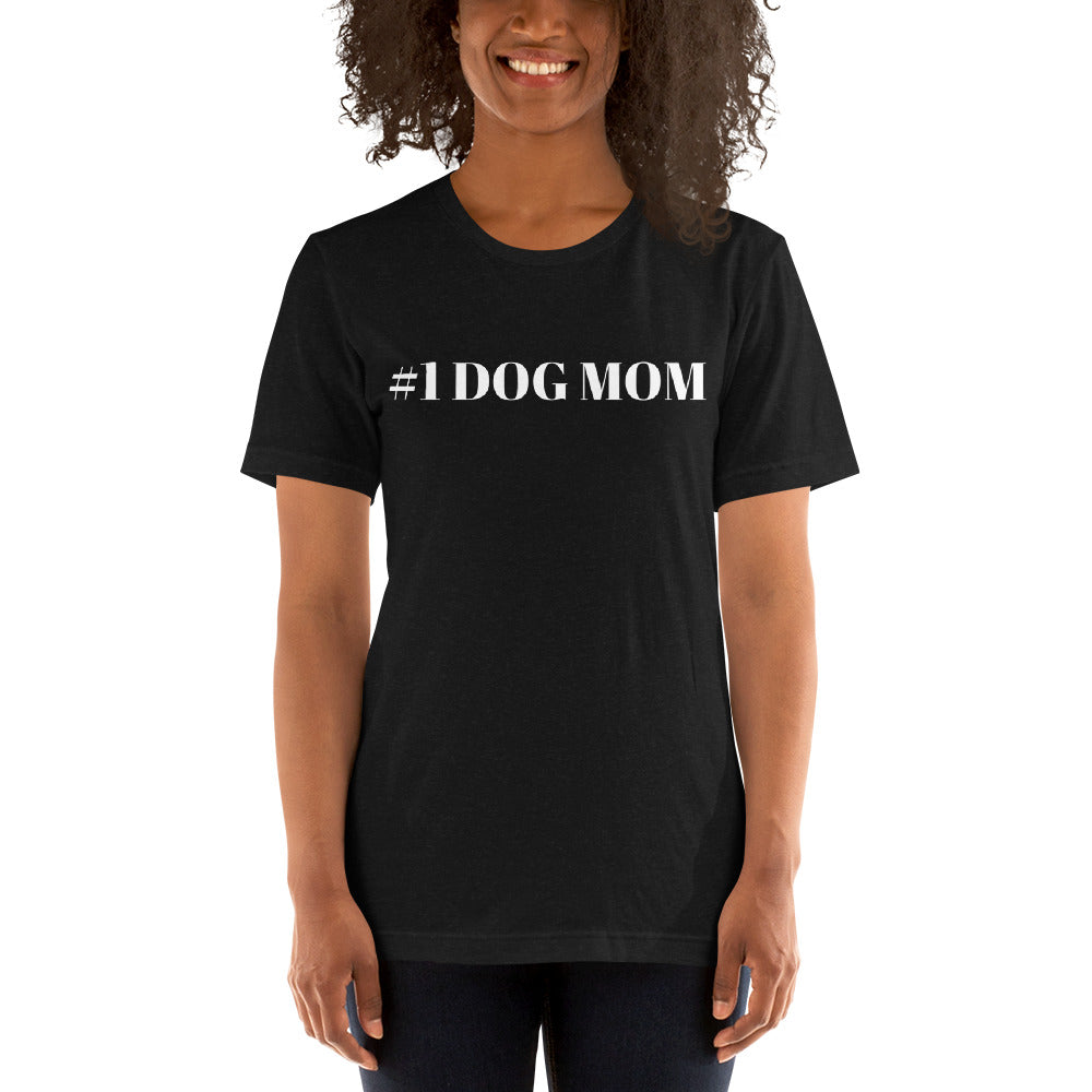 #1 DOG MOM t shirt
